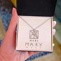 Custom Monogram Name Necklace – Your Name, Reimagined