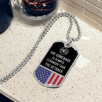 NA The comeback is always stronger than the setback Dog tag necklace