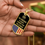 NA The comeback is always stronger than the setback Dog tag necklace