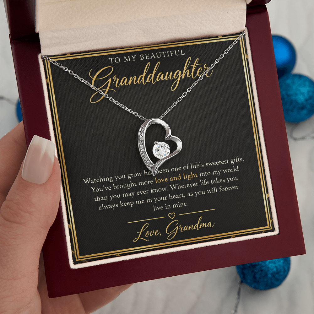 Forever Love Necklace for Granddaughter – A Heartfelt Gift from Grandma