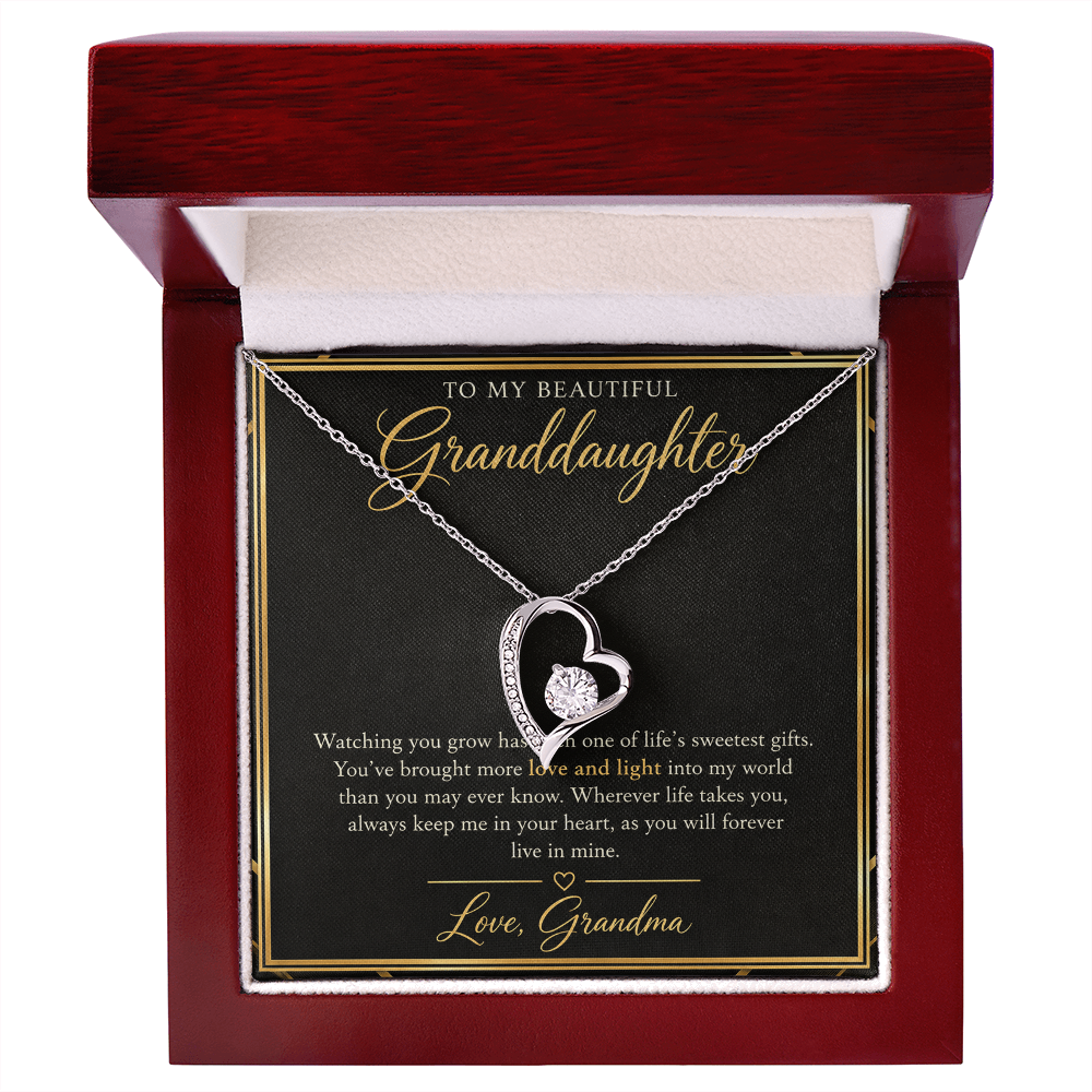 Forever Love Necklace for Granddaughter – A Heartfelt Gift from Grandma