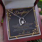 Forever Love Necklace for Daughter – A Meaningful Gift from Mom & Dad