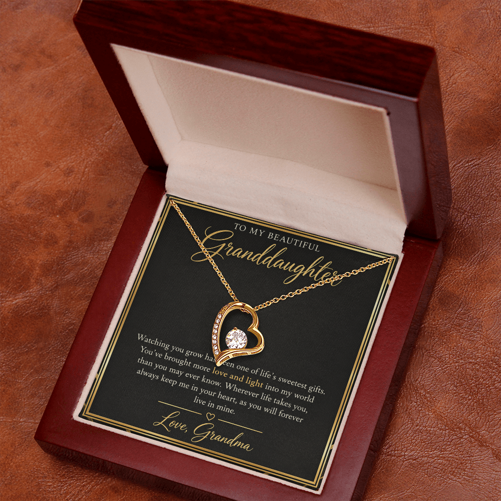 Forever Love Necklace for Granddaughter – A Heartfelt Gift from Grandma