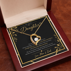 Forever Love Necklace for Daughter – A Meaningful Gift from Mom & Dad