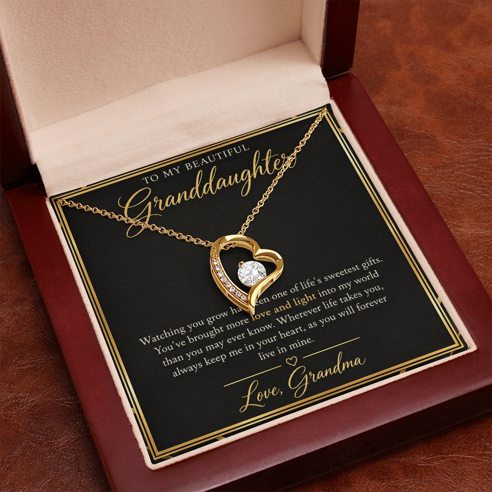 Forever Love Necklace for Granddaughter – A Heartfelt Gift from Grandma