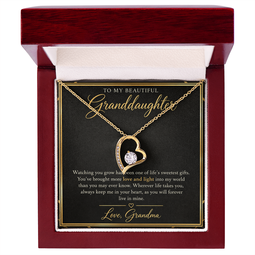 Forever Love Necklace for Granddaughter – A Heartfelt Gift from Grandma