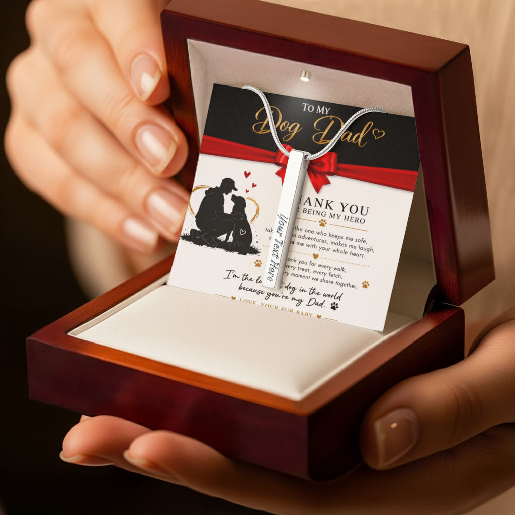 To My Dog Dad Necklace