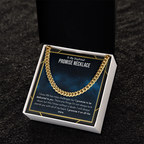 To My Boyfriend Promise Cuban Necklace