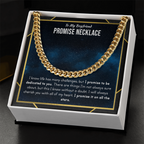 To My Boyfriend Promise Cuban Necklace