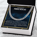 To My Boyfriend Promise Cuban Necklace