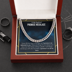 To My Boyfriend Promise Cuban Necklace