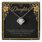 Love Knot Necklace for Daughter – A Meaningful Gift of Love & Strength