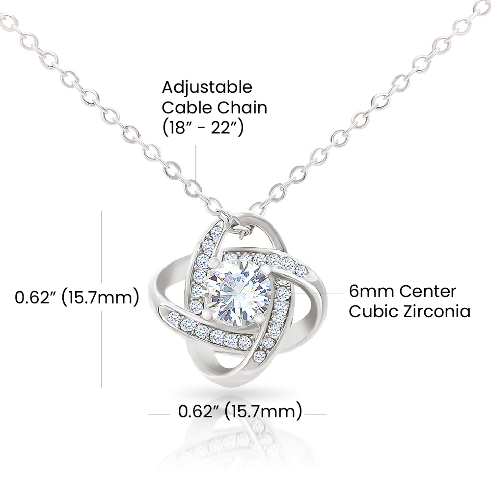 Love Knot Necklace for Daughter – A Meaningful Gift of Love & Strength