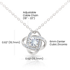 Love Knot Necklace for Daughter – A Meaningful Gift of Love & Strength
