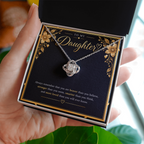 Love Knot Necklace for Daughter – A Meaningful Gift of Love & Strength