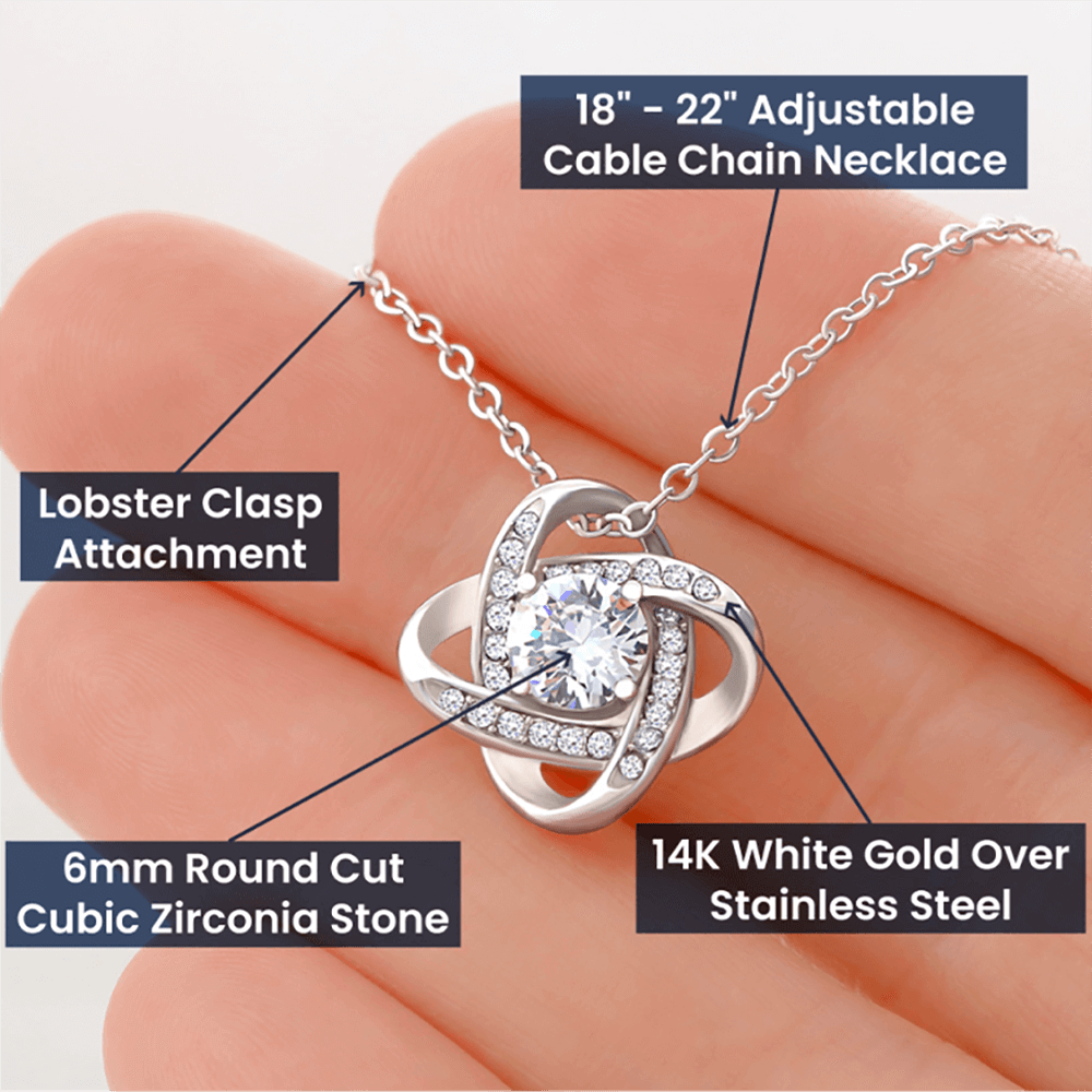 Love Knot Necklace for Future Wife – Romantic Gift of Everlasting Love