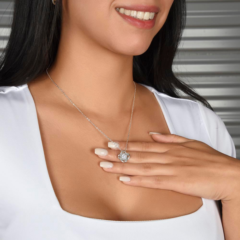 Love Knot Necklace for Daughter – A Meaningful Gift of Love & Strength
