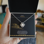 Truck Driver To My Wife – Love Knot Necklace