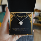 Love Knot Necklace for Daughter – A Meaningful Gift of Love & Strength