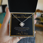 Love Knot Necklace for Bonus Daughter – A Meaningful Gift of Love & Forever