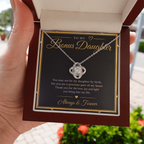 Love Knot Necklace for Bonus Daughter – A Meaningful Gift of Love & Forever