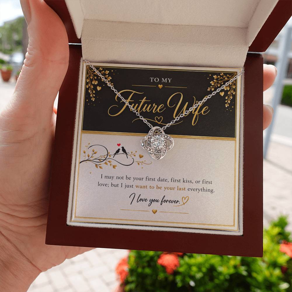 Love Knot Necklace for Future Wife – Romantic Gift of Everlasting Love