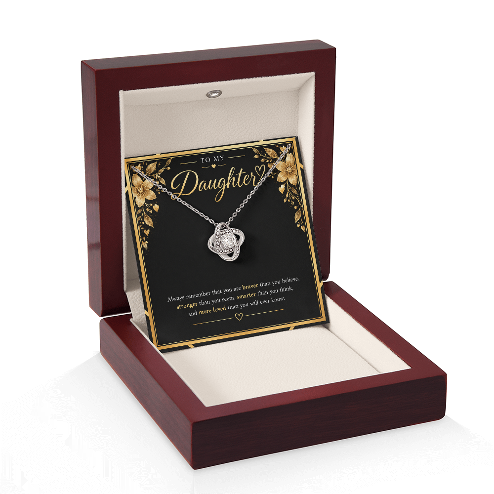 Love Knot Necklace for Daughter – A Meaningful Gift of Love & Strength