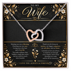 Interlocking Hearts Necklace for Wife – A Timeless Symbol of Everlasting Love