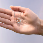 Interlocking Hearts Necklace for Wife – A Timeless Symbol of Everlasting Love