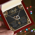 Interlocking Hearts Necklace for Wife – A Timeless Symbol of Everlasting Love