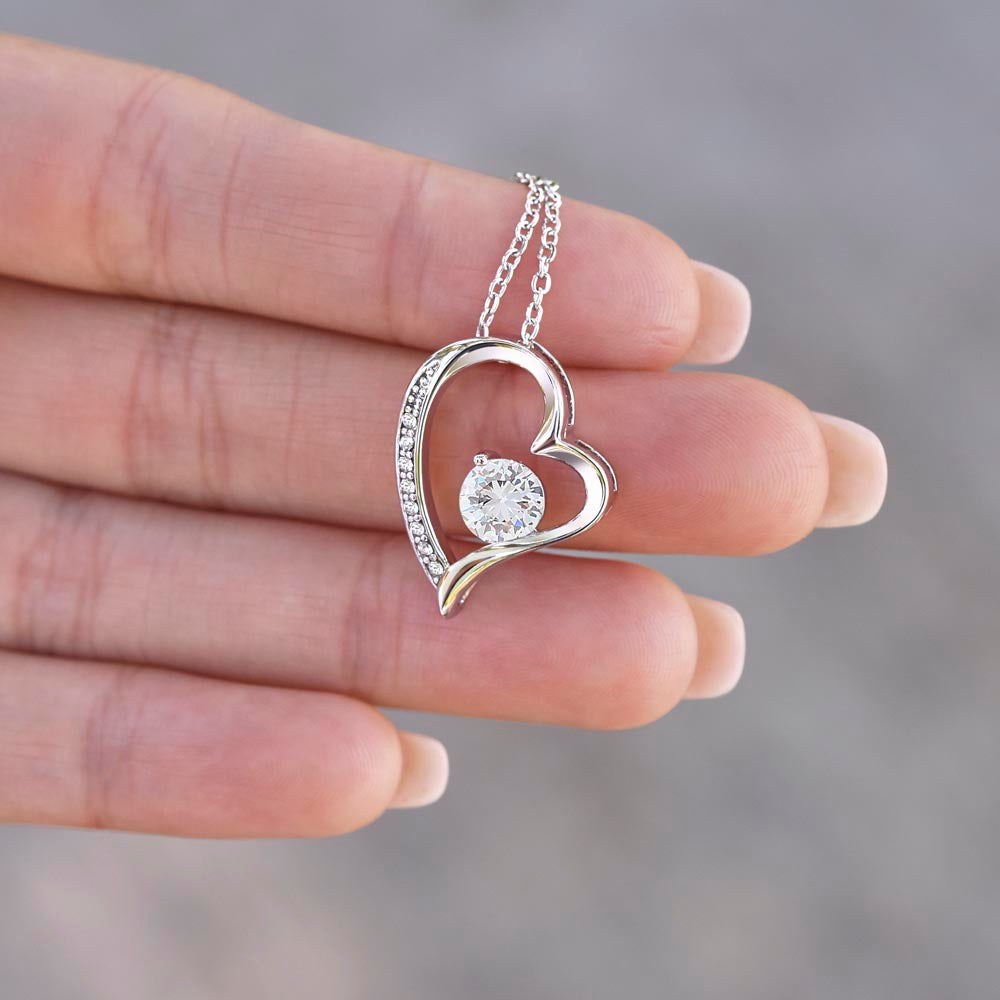 To My Beautiful Mom Necklace – Heartfelt Gift for Mother | Forever Love Necklace