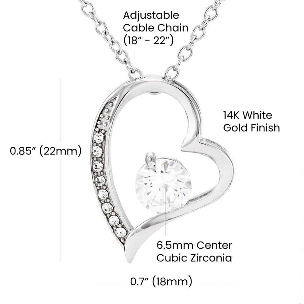 Forever Love Necklace for Daughter – A Meaningful Gift from Mom & Dad