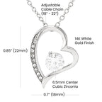Forever Love Necklace for Daughter – A Meaningful Gift from Mom & Dad