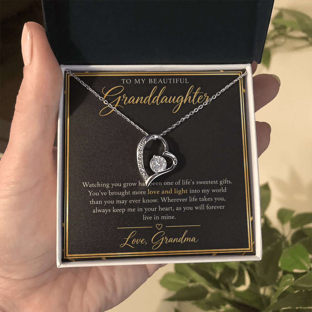 Forever Love Necklace for Granddaughter – A Heartfelt Gift from Grandma