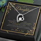 Forever Love Necklace for Daughter – A Meaningful Gift from Mom & Dad