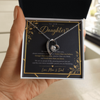 Forever Love Necklace for Daughter – A Meaningful Gift from Mom & Dad
