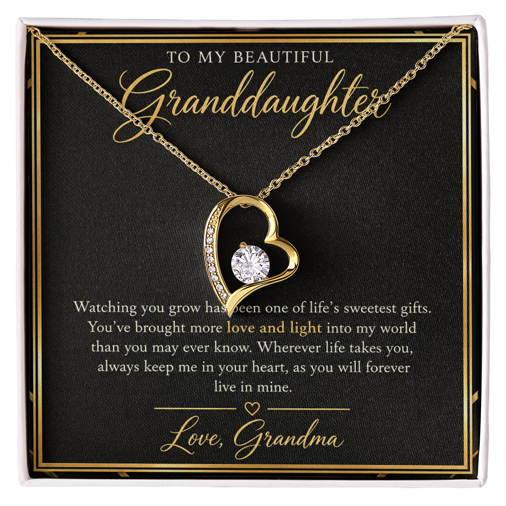 Forever Love Necklace for Granddaughter – A Heartfelt Gift from Grandma