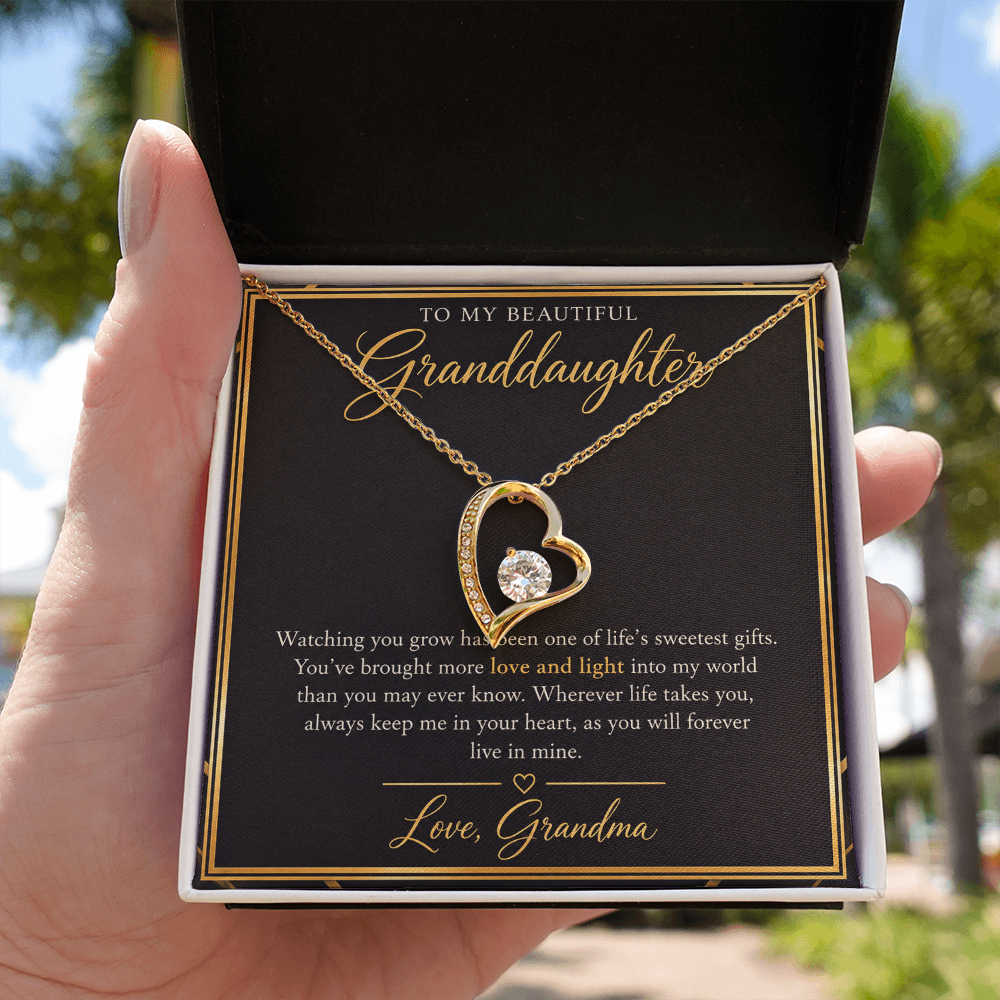 Forever Love Necklace for Granddaughter – A Heartfelt Gift from Grandma