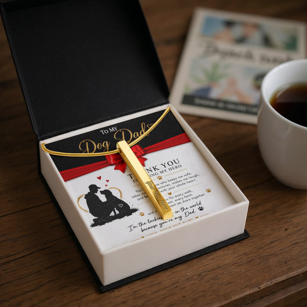 To My Dog Dad Necklace